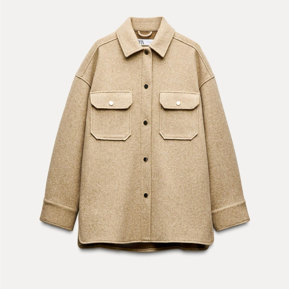 Zara Soft Pocket Overshirt